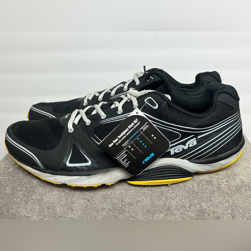 TEVA 'TevaSphere Speed' Trail Running Shoes NWT Sz 14 Gray Volt READ
